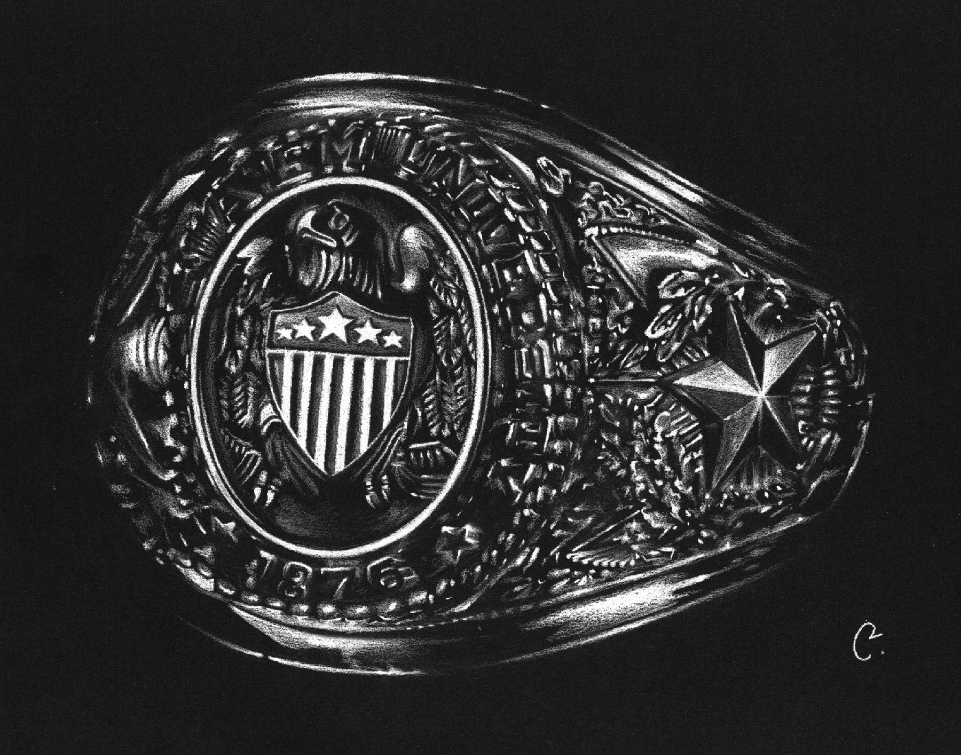 A and hotsell m ring