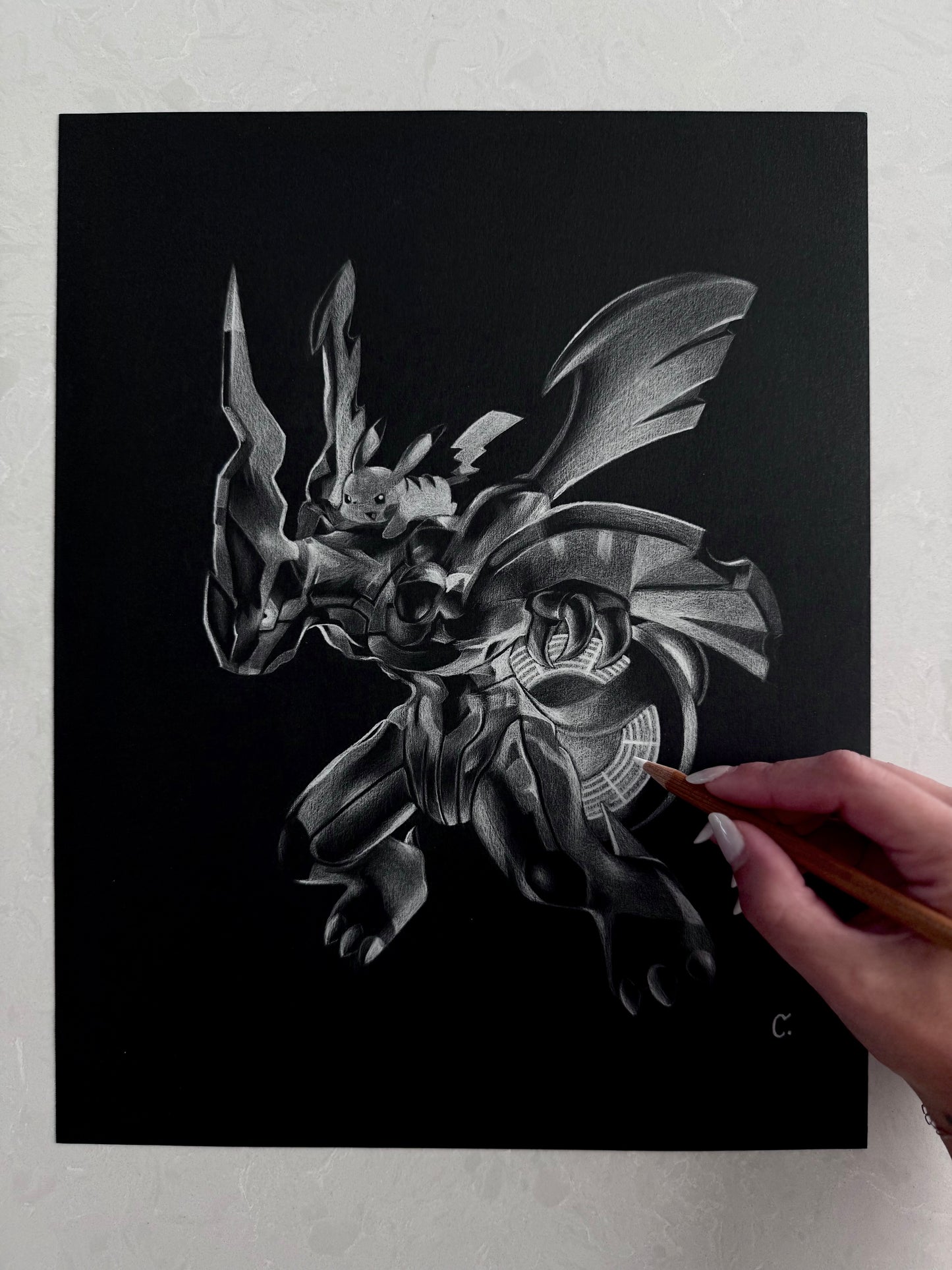 Pikachu and Zekrom