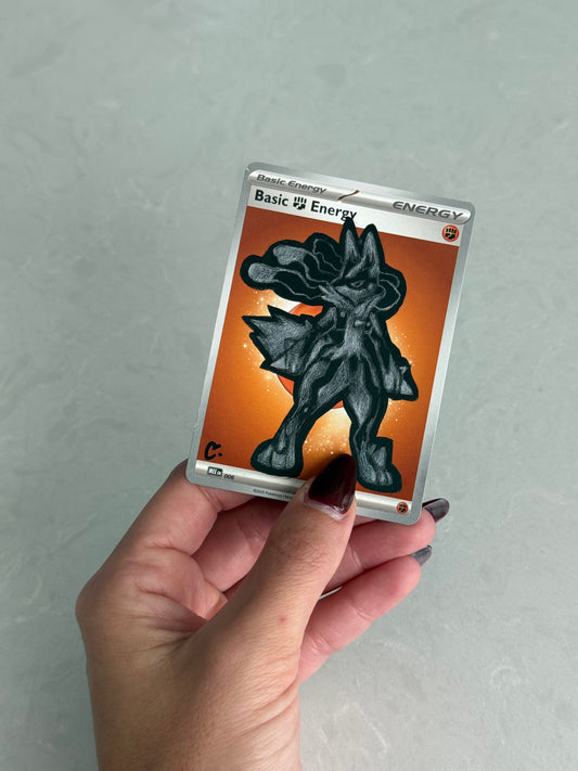 Mega Lucario card