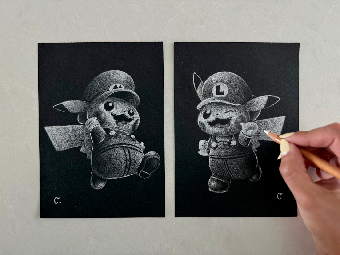 Mario & Luigi Pikachu