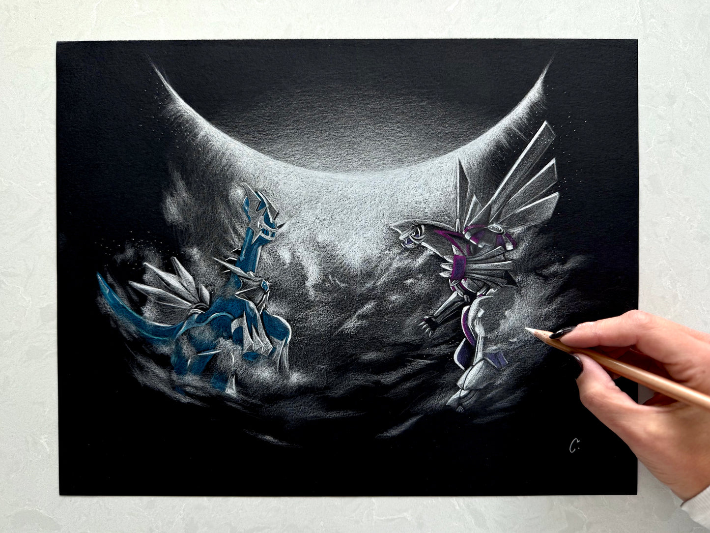 Dialga and Palkia