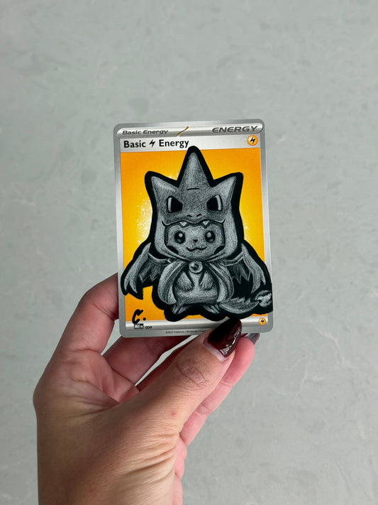 Charizard Poncho Pikachu card