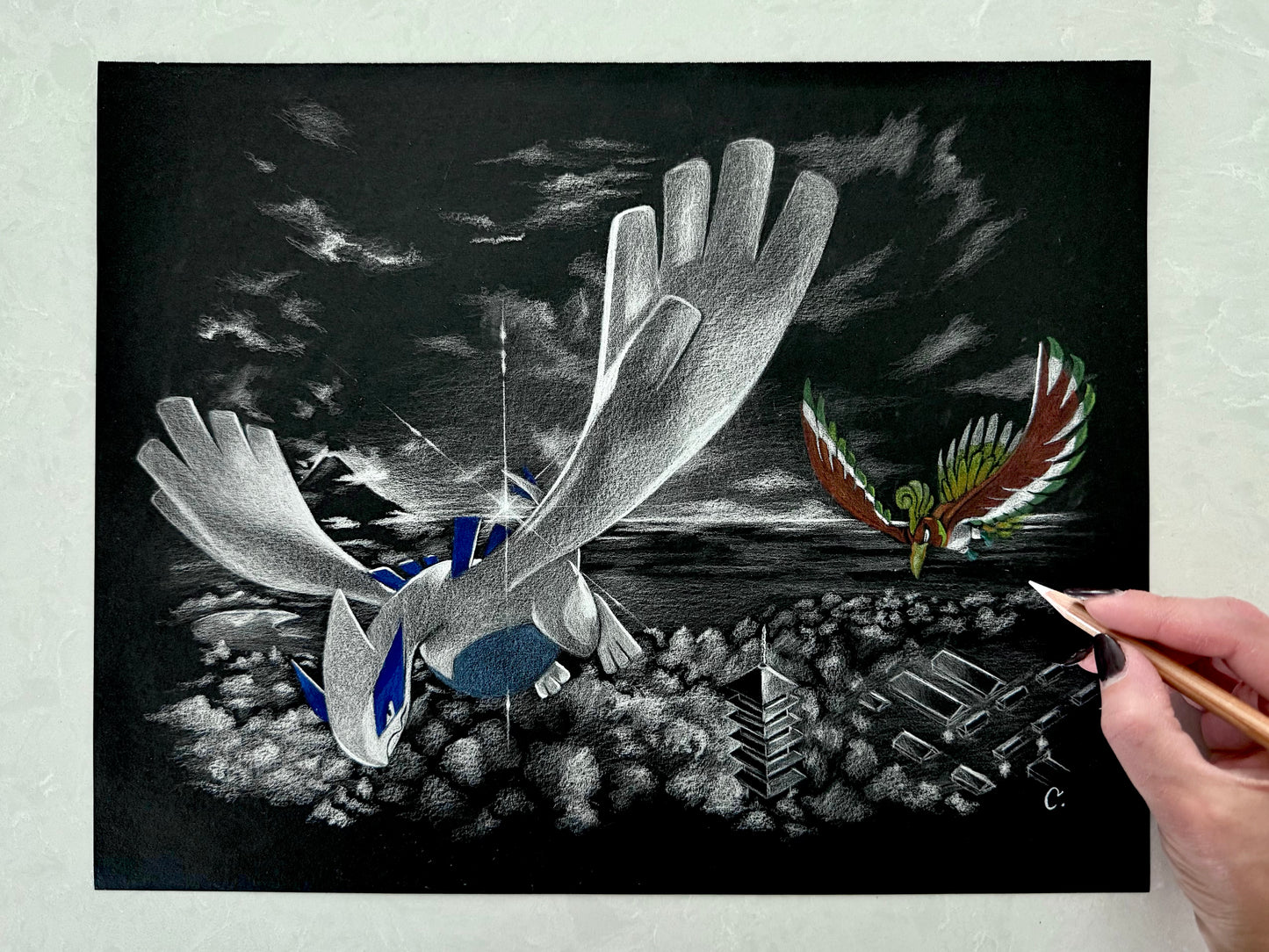 Lugia and Ho-Oh
